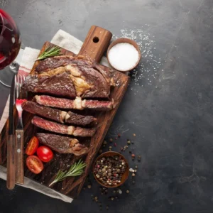 STEAK AND WINE